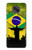 S2981 Brazil Football Soccer Hülle Schutzhülle Taschen für Motorola Moto G Power (2021)