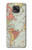 S3418 Vintage World Map Hülle Schutzhülle Taschen für Motorola Moto G Power (2021)
