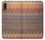 S3752 Zigzag Fabric Pattern Graphic Printed Hülle Schutzhülle Taschen für Sony Xperia L5