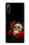 S3753 Dark Gothic Goth Skull Roses Hülle Schutzhülle Taschen für Sony Xperia L5