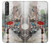 S0108 Girl in The Rain Hülle Schutzhülle Taschen für Sony Xperia 1 III