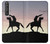 S0773 Cowboy Hülle Schutzhülle Taschen für Sony Xperia 1 III