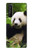 S1073 Panda Enjoy Eating Hülle Schutzhülle Taschen für Sony Xperia 1 III