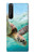 S1377 Ocean Sea Turtle Hülle Schutzhülle Taschen für Sony Xperia 1 III