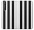 S2297 Black and White Vertical Stripes Hülle Schutzhülle Taschen für Sony Xperia 1 III