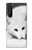 S2569 White Arctic Fox Hülle Schutzhülle Taschen für Sony Xperia 1 III