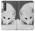 S2569 White Arctic Fox Hülle Schutzhülle Taschen für Sony Xperia 1 III