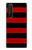 S2638 Black and Red Striped Hülle Schutzhülle Taschen für Sony Xperia 1 III