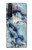 S2689 Blue Marble Texture Graphic Printed Hülle Schutzhülle Taschen für Sony Xperia 1 III