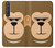 S2721 Cute Grumpy Monkey Cartoon Hülle Schutzhülle Taschen für Sony Xperia 1 III