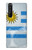 S2995 Uruguay Football Soccer Hülle Schutzhülle Taschen für Sony Xperia 1 III