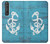 S3053 Marine Anchor Blue Hülle Schutzhülle Taschen für Sony Xperia 1 III