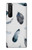 S3085 Feather Paint Pattern Hülle Schutzhülle Taschen für Sony Xperia 1 III