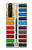 S3243 Watercolor Paint Set Hülle Schutzhülle Taschen für Sony Xperia 1 III