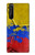S3306 Colombia Flag Vintage Football Graphic Hülle Schutzhülle Taschen für Sony Xperia 1 III