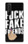 S3598 Middle Finger Fuck Fake Friend Hülle Schutzhülle Taschen für Sony Xperia 1 III