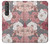 S3716 Rose Floral Pattern Hülle Schutzhülle Taschen für Sony Xperia 1 III