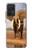 S0310 African Elephant Hülle Schutzhülle Taschen für Samsung Galaxy A52, Galaxy A52 5G