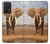 S0310 African Elephant Hülle Schutzhülle Taschen für Samsung Galaxy A52, Galaxy A52 5G