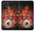 S1431 Skull Drum Fire Rock Hülle Schutzhülle Taschen für Samsung Galaxy A52, Galaxy A52 5G