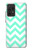 S1723 Mint Chevron Zigzag Hülle Schutzhülle Taschen für Samsung Galaxy A52, Galaxy A52 5G