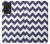S2345 Navy Blue Shavron Zig Zag Pattern Hülle Schutzhülle Taschen für Samsung Galaxy A52, Galaxy A52 5G