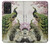 S2773 Peacock Chinese Brush Painting Hülle Schutzhülle Taschen für Samsung Galaxy A52, Galaxy A52 5G