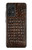 S2850 Brown Skin Alligator Graphic Printed Hülle Schutzhülle Taschen für Samsung Galaxy A52, Galaxy A52 5G