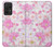 S3036 Pink Sweet Flower Flora Hülle Schutzhülle Taschen für Samsung Galaxy A52, Galaxy A52 5G