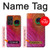 S3201 Pink Peacock Feather Hülle Schutzhülle Taschen für Samsung Galaxy A52, Galaxy A52 5G