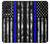 S3244 Thin Blue Line USA Hülle Schutzhülle Taschen für Samsung Galaxy A52, Galaxy A52 5G