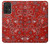 S3354 Red Classic Bandana Hülle Schutzhülle Taschen für Samsung Galaxy A52, Galaxy A52 5G