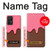 S3754 Strawberry Ice Cream Cone Hülle Schutzhülle Taschen für Samsung Galaxy A52, Galaxy A52 5G S3754 Strawberry Ice Cream Cone Hülle Schutzhülle Taschen für Samsung Galaxy A52, Galaxy A52 5G