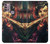 S0723 Violin Art Paint Hülle Schutzhülle Taschen für Motorola Moto G30, G20, G10