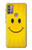S1146 Yellow Sun Smile Hülle Schutzhülle Taschen für Motorola Moto G30, G20, G10