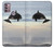 S1349 Killer whale Orca Hülle Schutzhülle Taschen für Motorola Moto G30, G20, G10