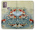 S1654 Koi Carp Fish Art Painting Hülle Schutzhülle Taschen für Motorola Moto G30, G20, G10