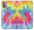 S1697 Tie Dye Colorful Graphic Printed Hülle Schutzhülle Taschen für Motorola Moto G30, G20, G10
