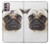 S1852 Pug Dog Hülle Schutzhülle Taschen für Motorola Moto G30, G20, G10