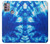 S1869 Tie Dye Blue Hülle Schutzhülle Taschen für Motorola Moto G30, G20, G10