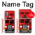 S2058 England British Double Decker Bus Hülle Schutzhülle Taschen für Motorola Moto G30, G20, G10