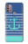 S2081 Nautical Anchor Hülle Schutzhülle Taschen für Motorola Moto G30, G20, G10