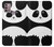 S2085 Panda Minimalist Hülle Schutzhülle Taschen für Motorola Moto G30, G20, G10