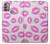 S2214 Pink Lips Kisses Hülle Schutzhülle Taschen für Motorola Moto G30, G20, G10