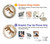 S2372 T-Rex Jurassic Fossil Hülle Schutzhülle Taschen für Motorola Moto G30, G20, G10