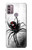 S2386 Black Widow Spider Hülle Schutzhülle Taschen für Motorola Moto G30, G20, G10