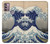 S2389 Hokusai The Great Wave off Kanagawa Hülle Schutzhülle Taschen für Motorola Moto G30, G20, G10