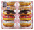 S2431 Fancy Sweet Donuts Hülle Schutzhülle Taschen für Motorola Moto G30, G20, G10