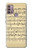 S2504 Vintage Music Sheet Hülle Schutzhülle Taschen für Motorola Moto G30, G20, G10