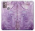 S2690 Amethyst Crystals Graphic Printed Hülle Schutzhülle Taschen für Motorola Moto G30, G20, G10